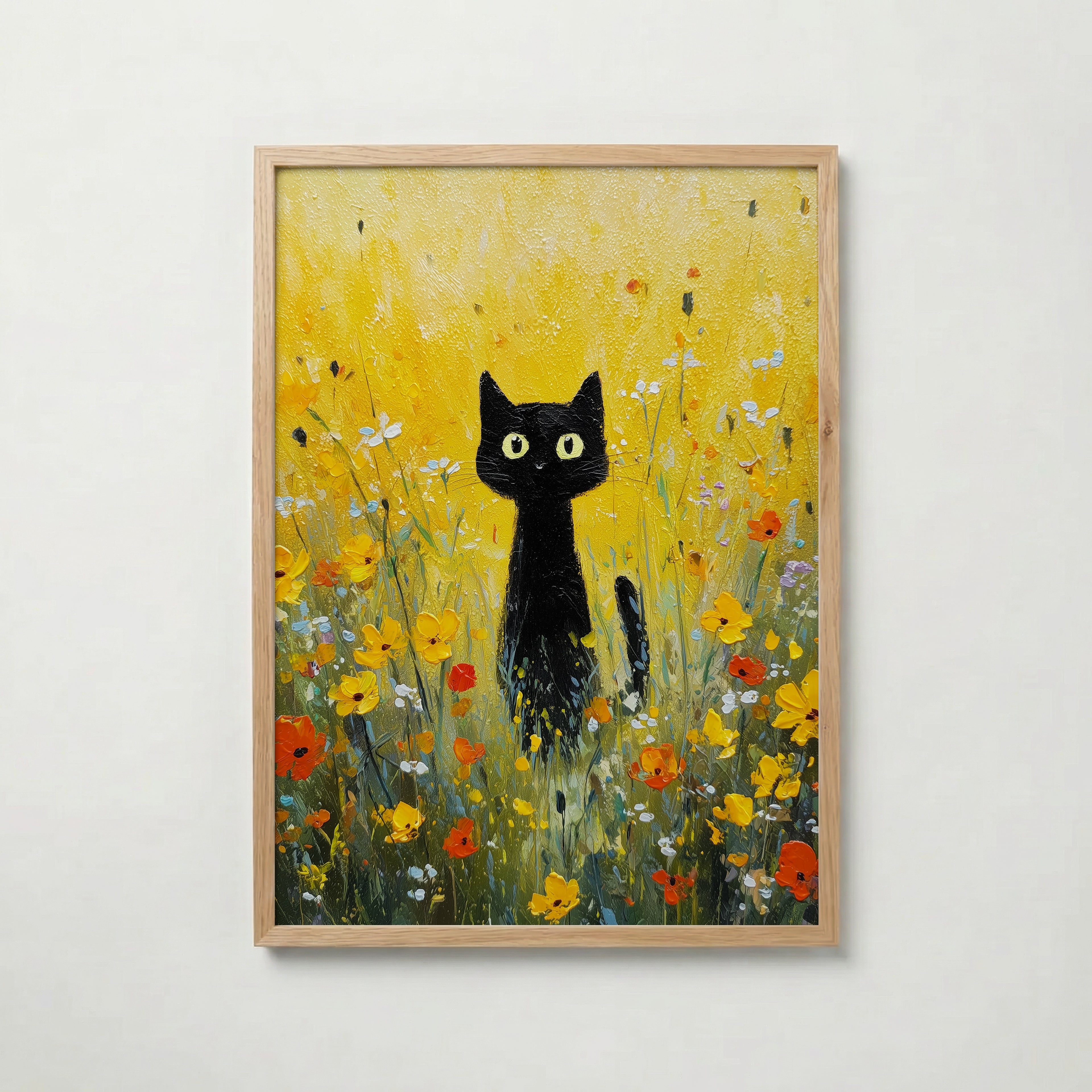 Golden Meadow Watcher Poster