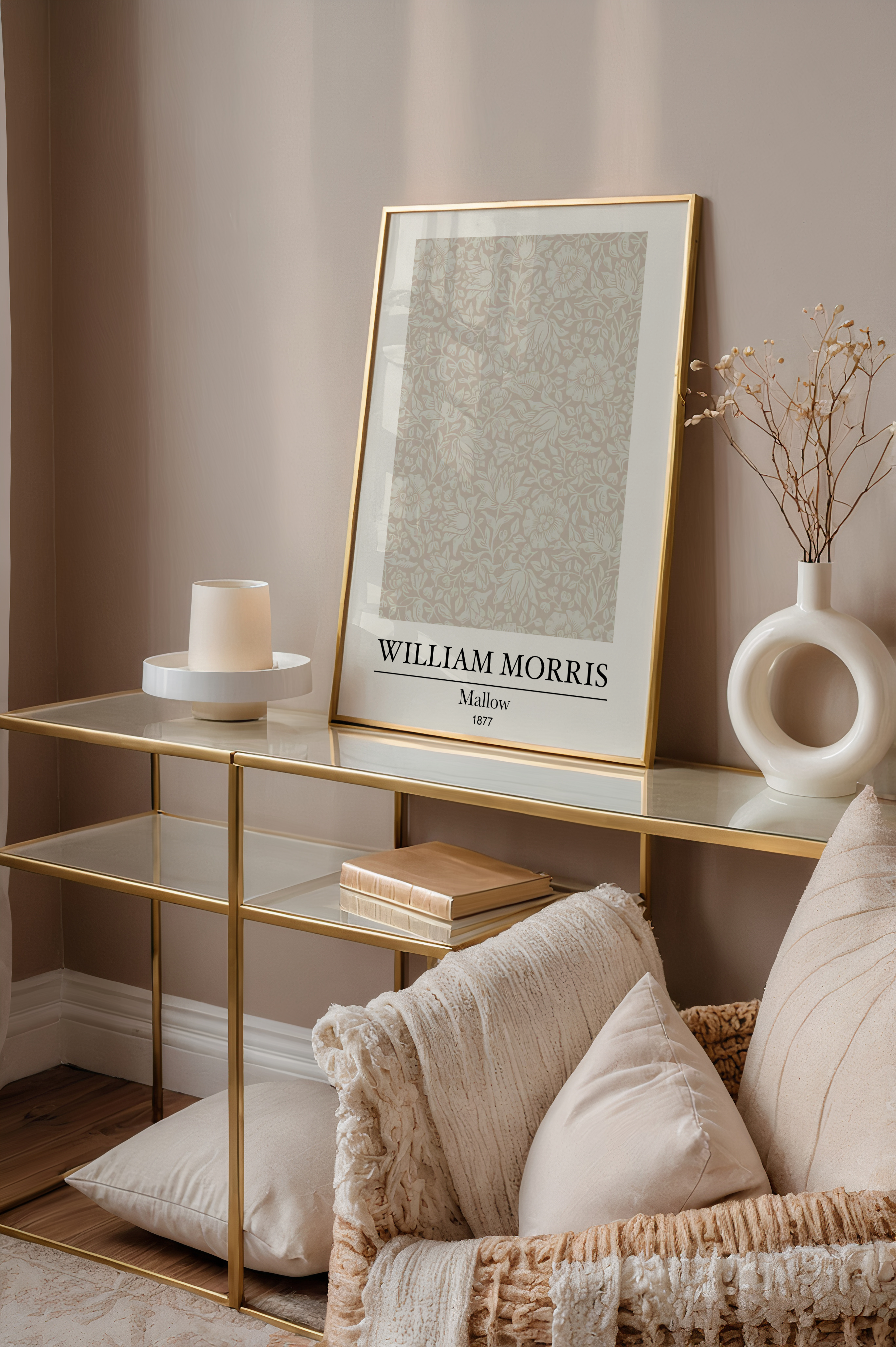 William Morris Mallow Poster