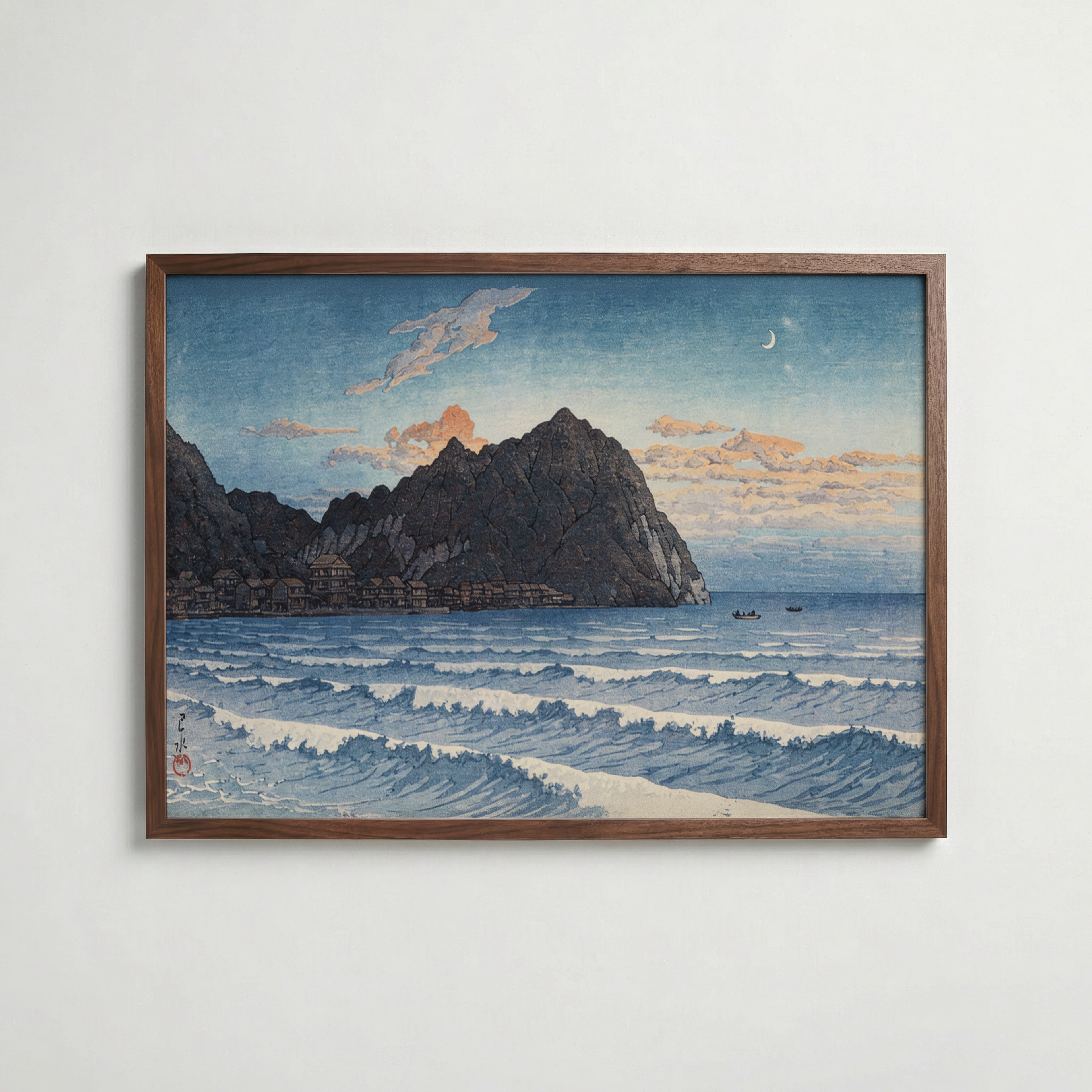 Kominato Boshu Hasui Kawase  Poster poster – väggdekoration för hemmet – köp hos Bozetto