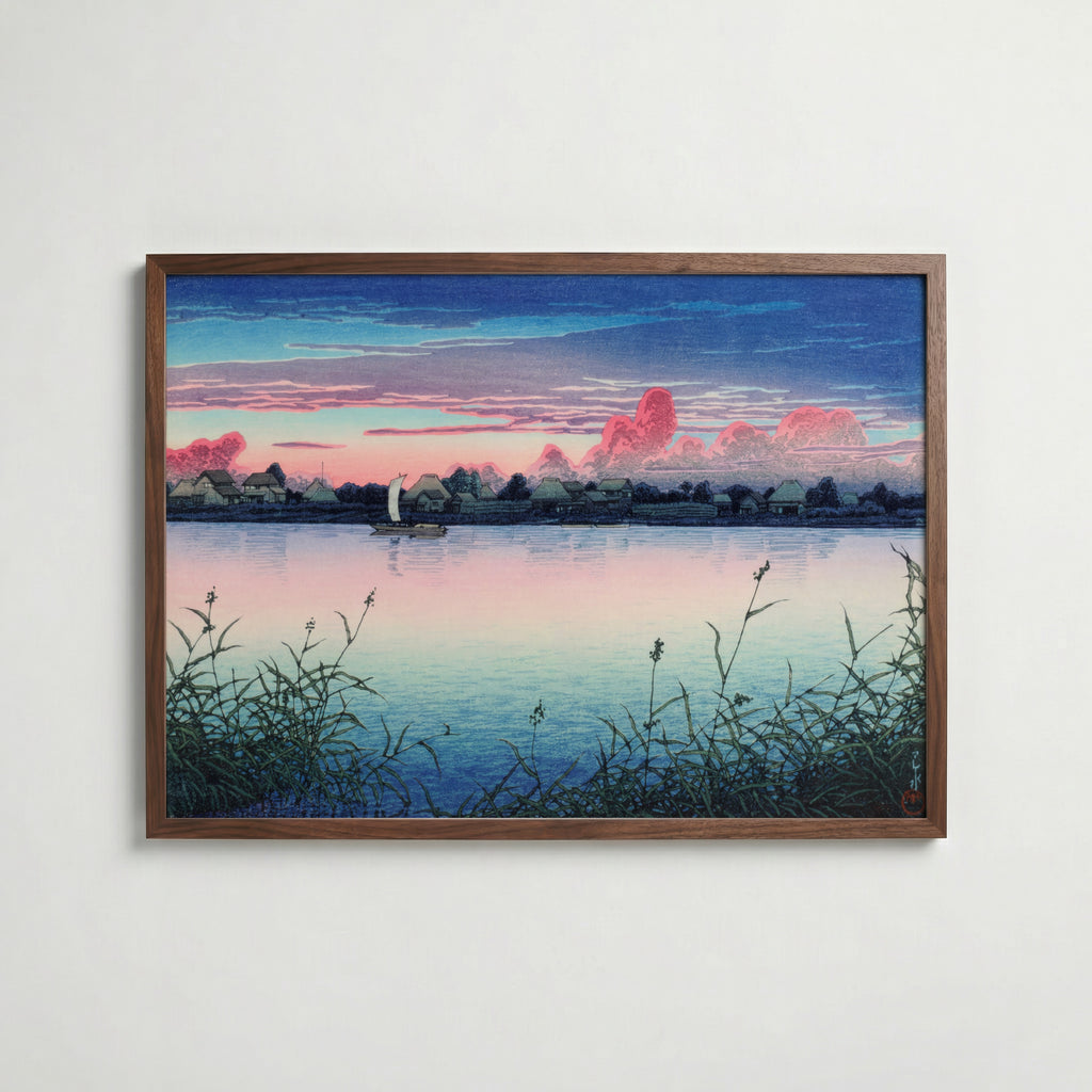 Uraysau in Early Autumn Hasui Kawase Poster poster – väggdekoration för hemmet – köp hos Bozetto