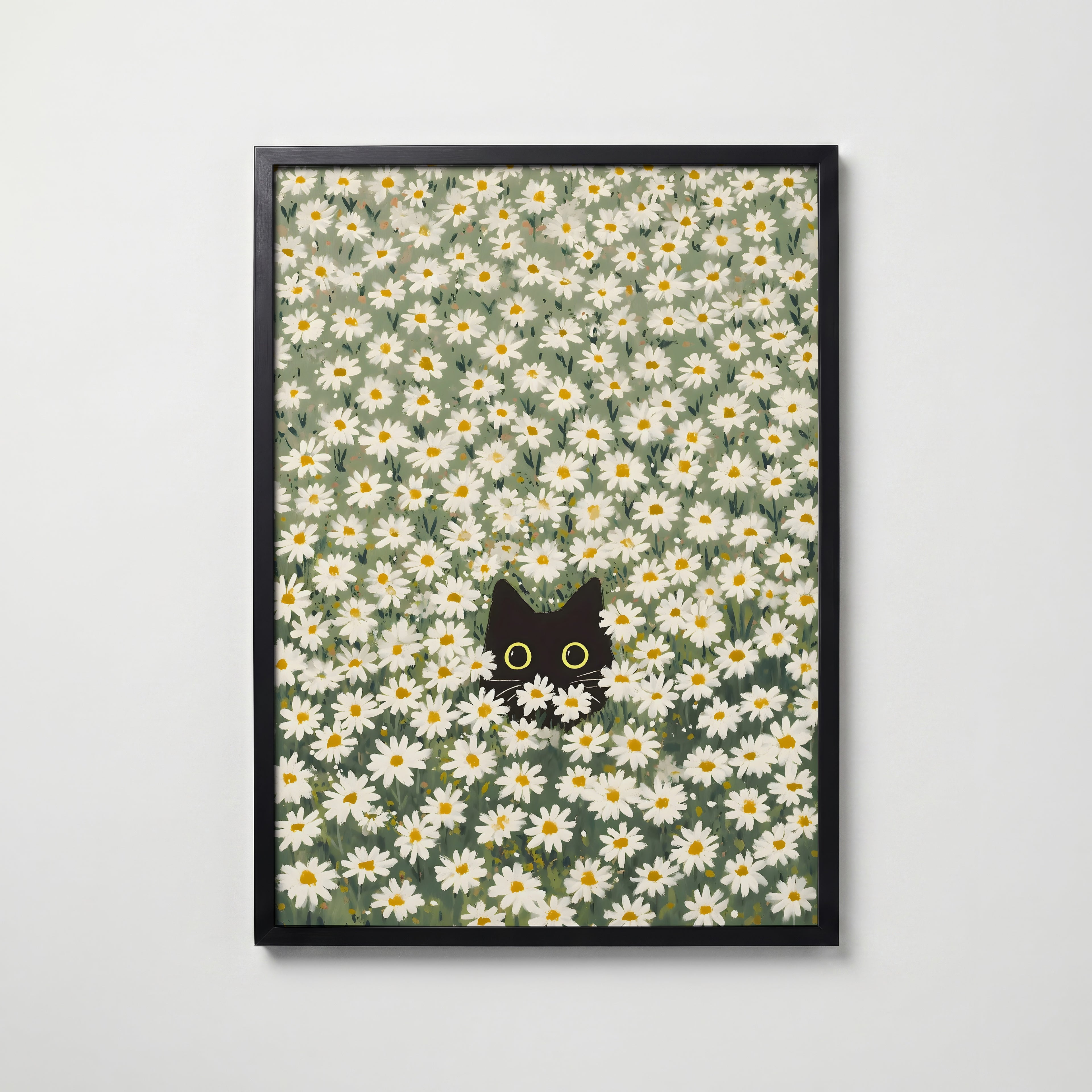 Hidden in Green Bloom Poster – köp affisch till hemmet – Bozetto väggdekoration