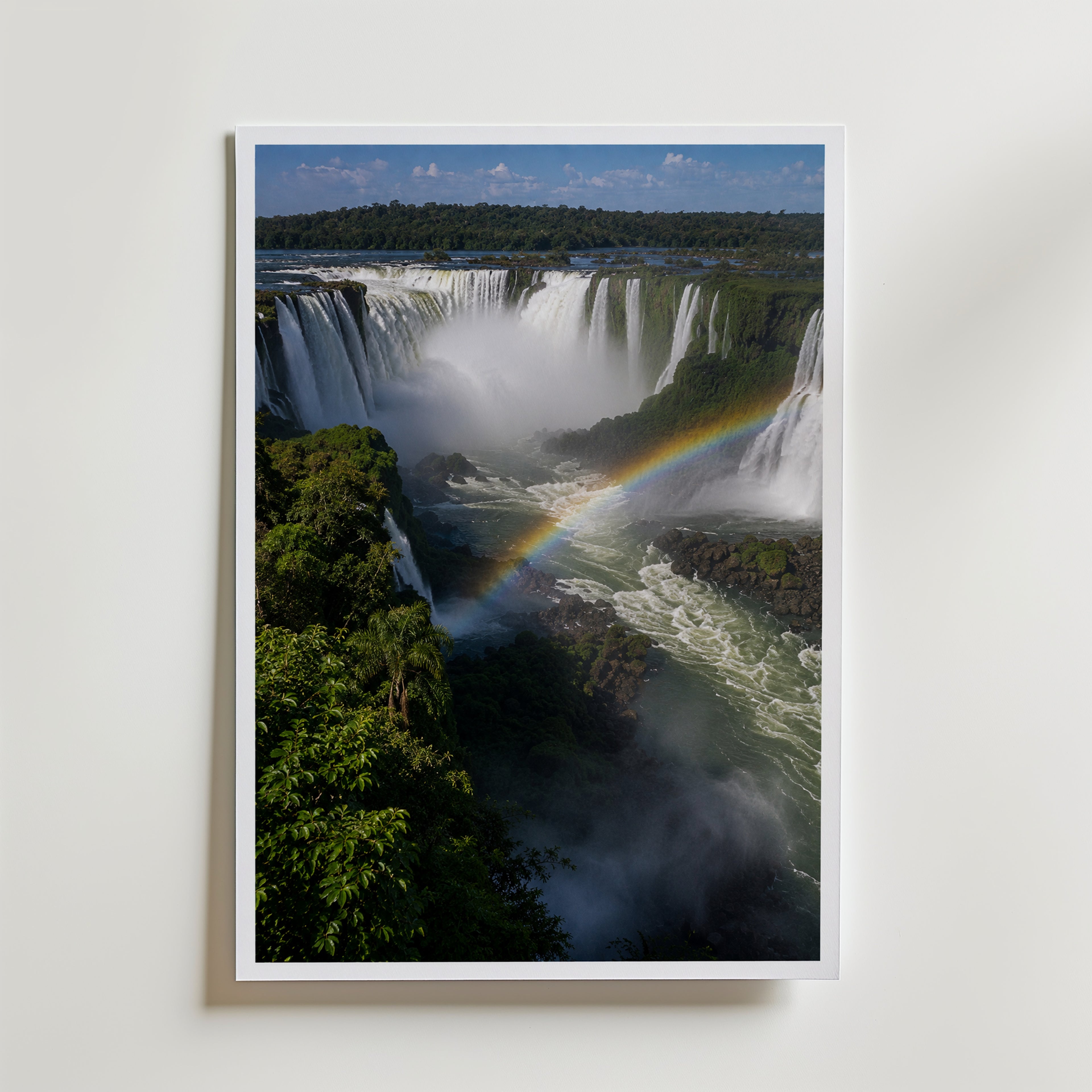 Iguazu Falls Rainbow Poster