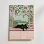 Black Cat View Poster