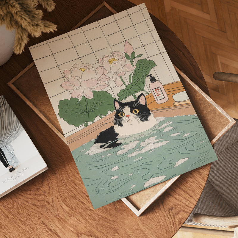 Calm Cat Moment Poster