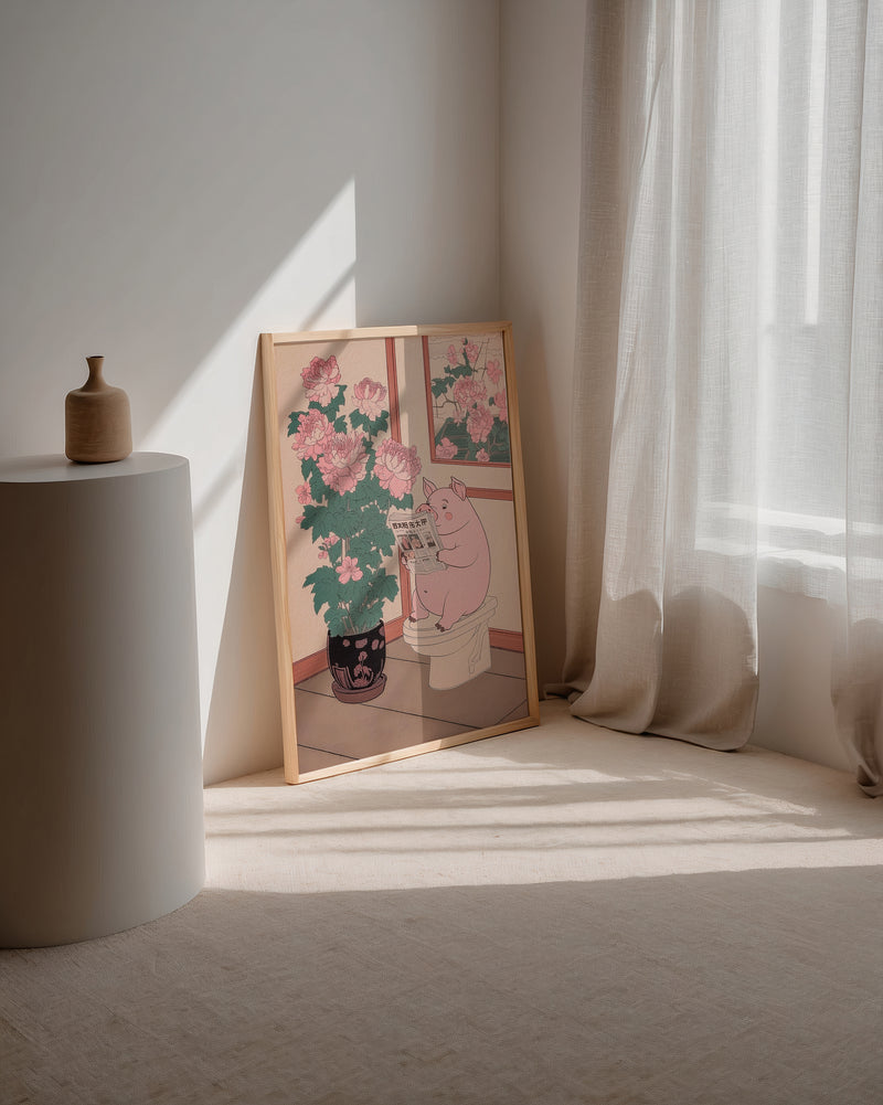 Serenity In Bloom Poster