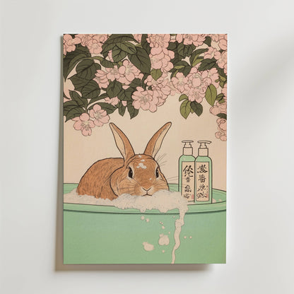 Tranquil Rabbit Moment Poster