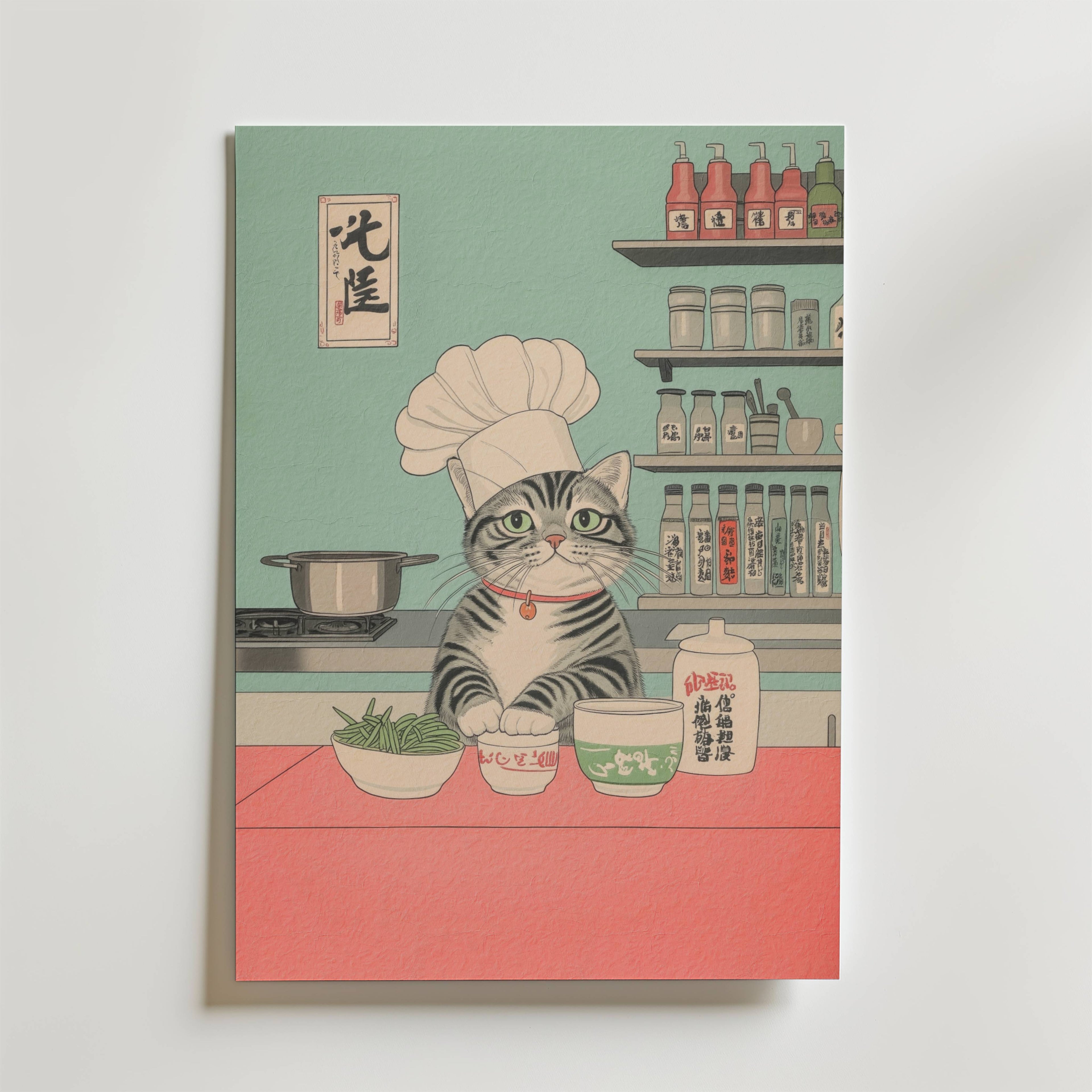 Chef Cat’s Kitchen Poster