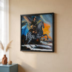 Kalle Zebra - Tony Nilsson – poster väggdekoration inredning – Affischer hos Bozetto