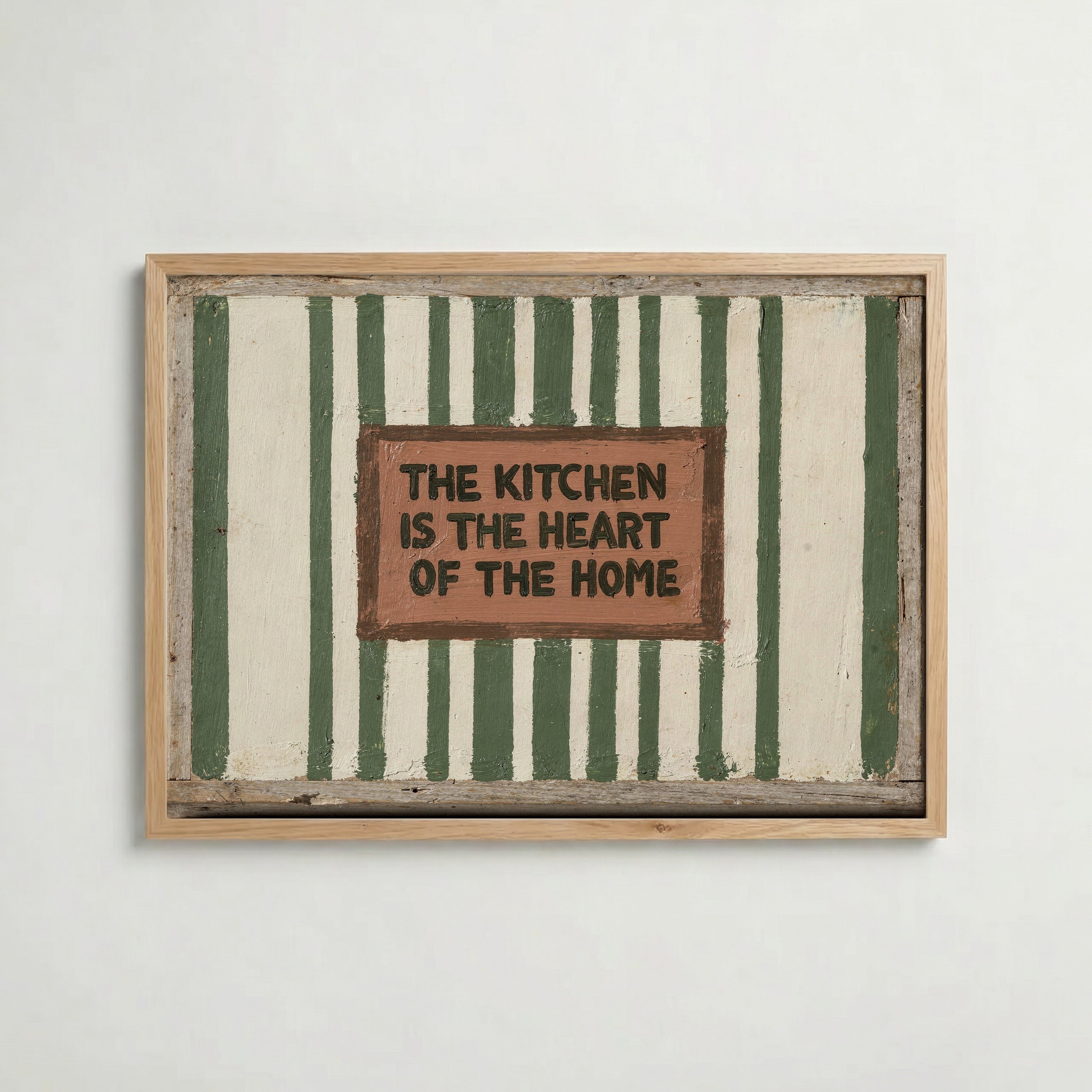 Kitchen Heart Poster i rumskomposition med ekram