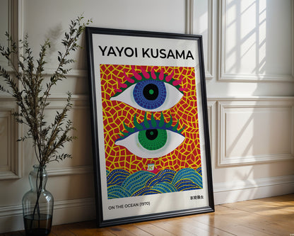 Yayoi Kusama On The Ocean Poster