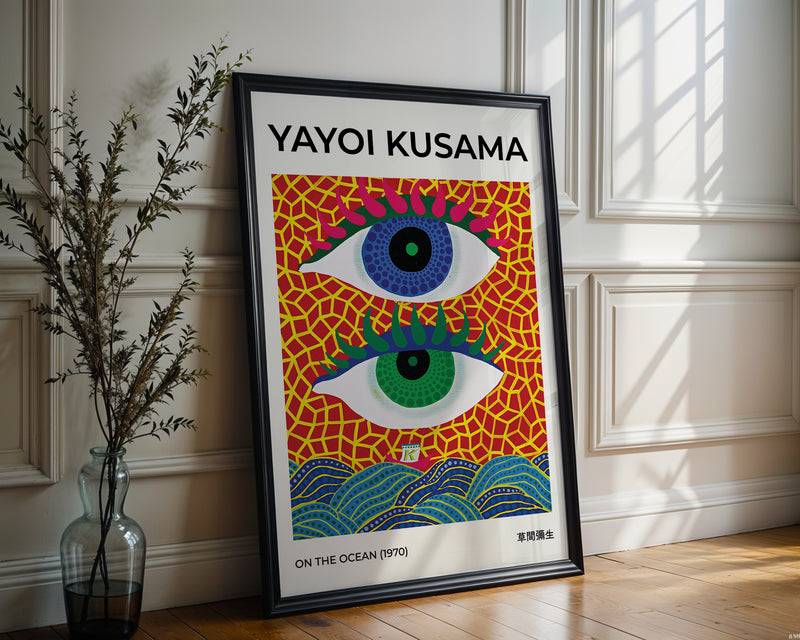 Yayoi Kusama On The Ocean Poster