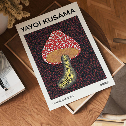 Yayoi Kusama Mushroom 2002 Poster