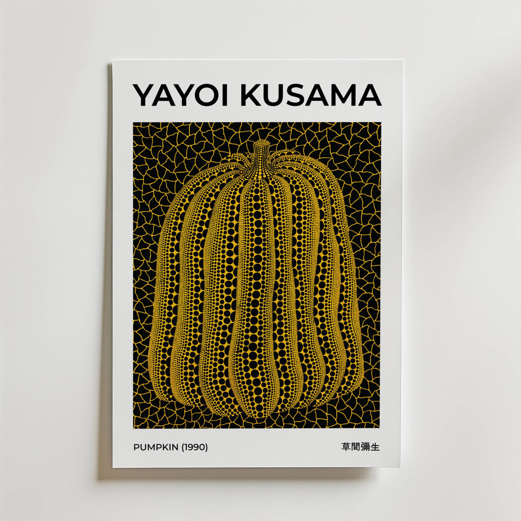 Yayoi Kusama Yellow Pumpkin 1990 Poster