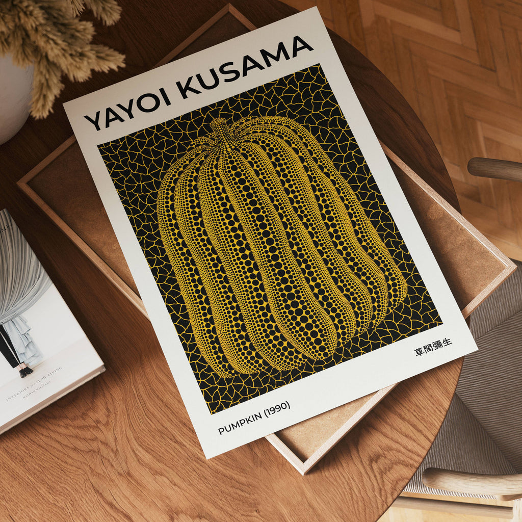 Yayoi Kusama Yellow Pumpkin 1990 Poster