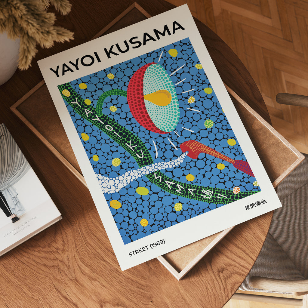 Yayoi Kusama Streets 1989 Poster