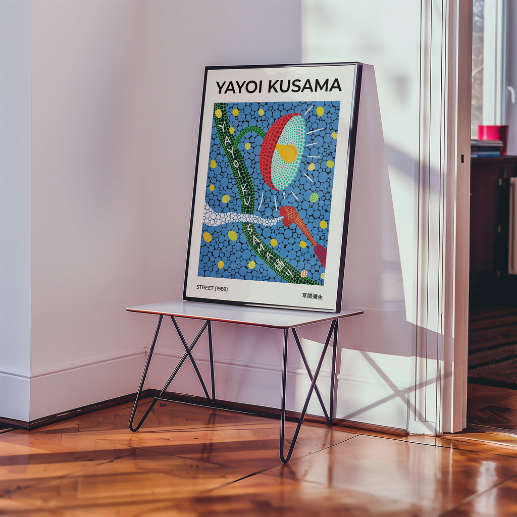 Yayoi Kusama Streets 1989 Poster