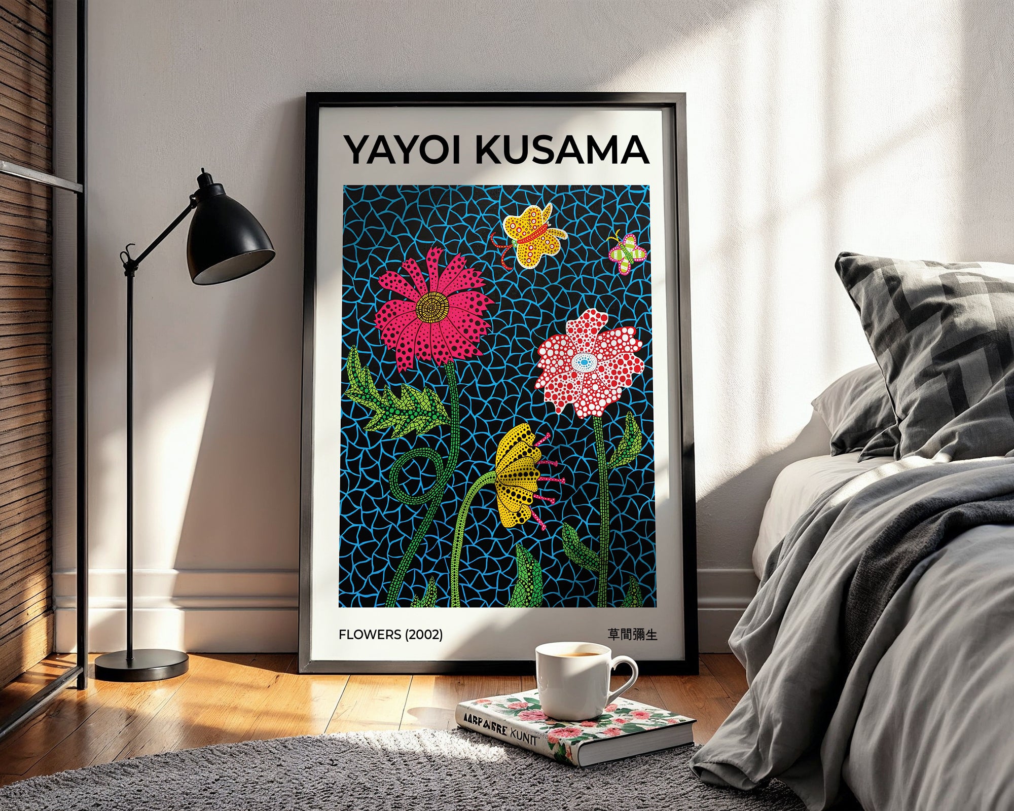 Yayoi Kusama Flowers Poster