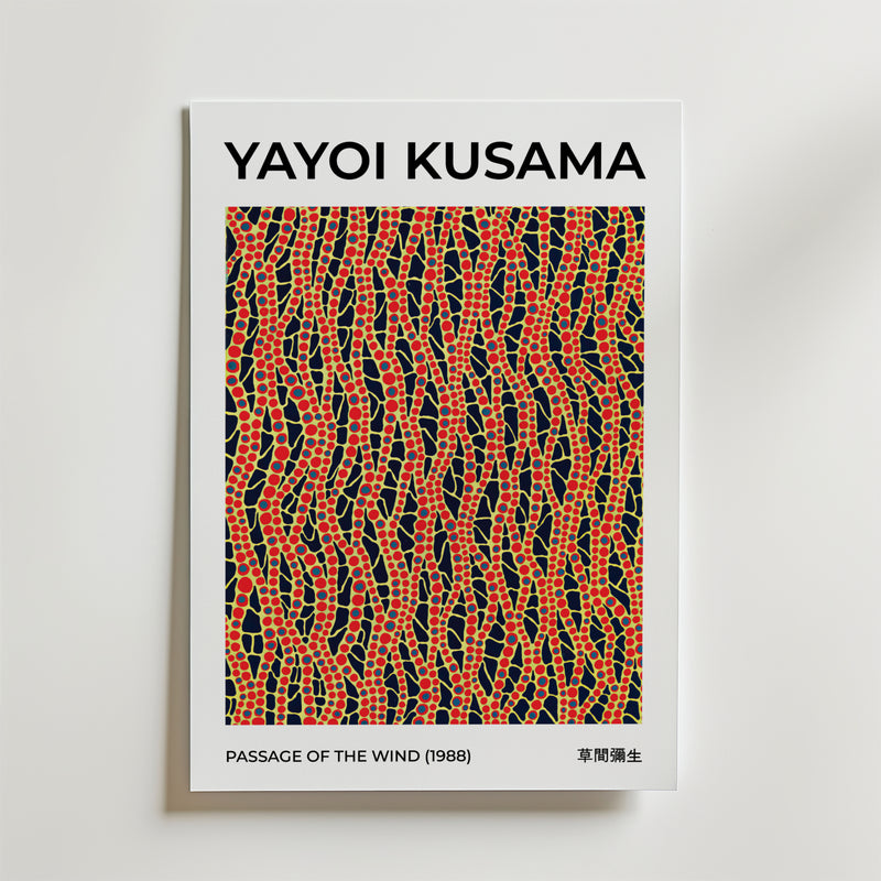 Yayoi Kusama Passage Of The Wind Poster