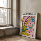 Yayoi Kusama Fantasizing in the Smoke Poster