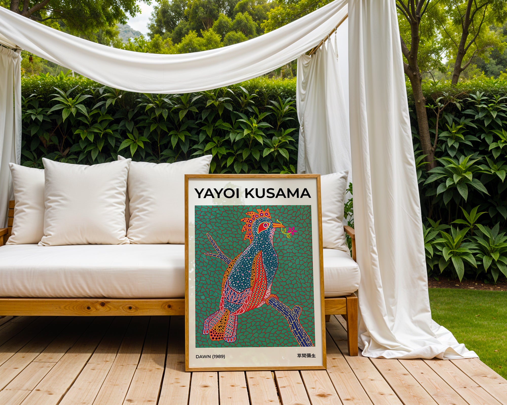 Yayoi Kusama Dawn 1989 Poster