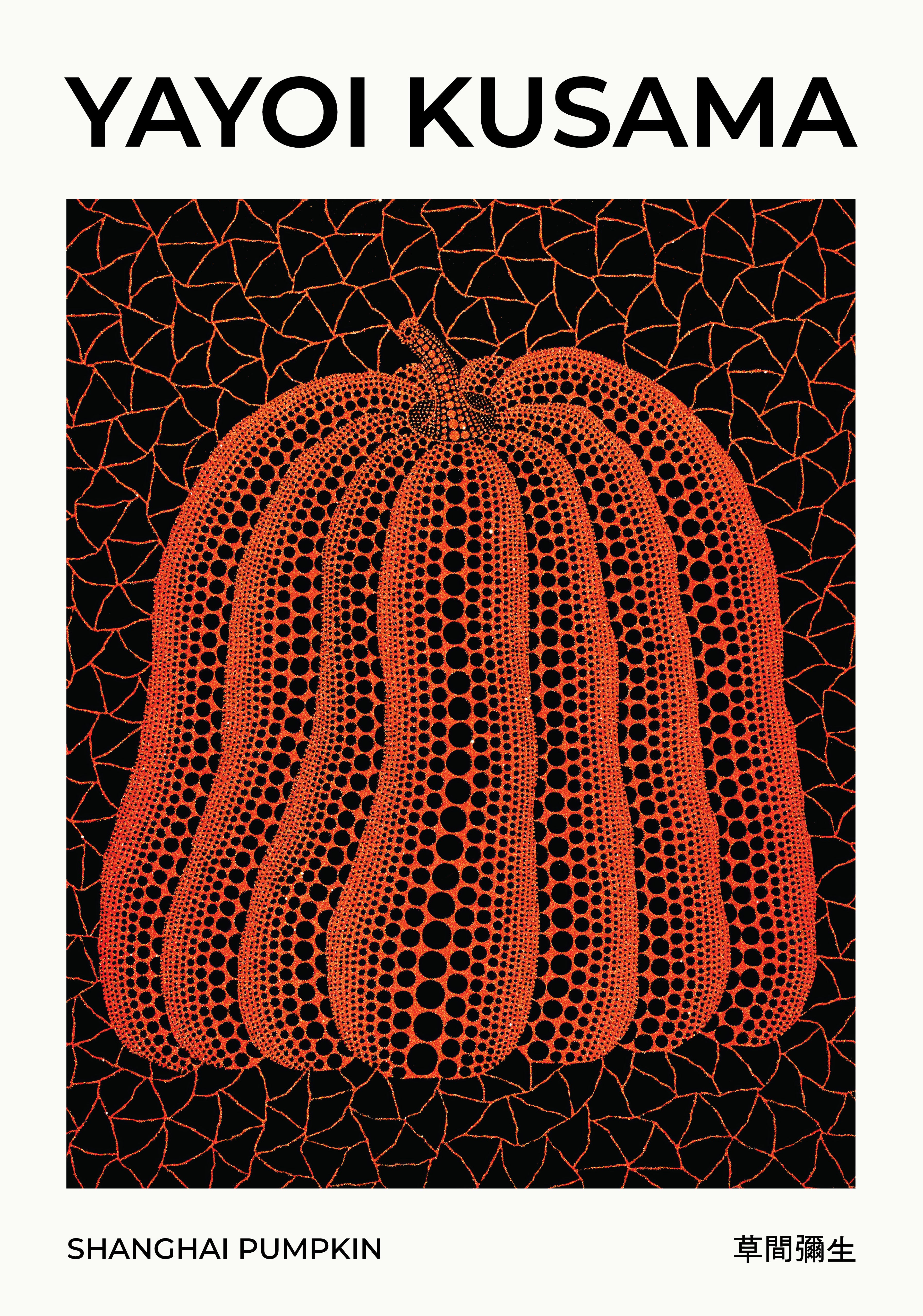 Yayoi Kusama Shanghai Pumpkin Poster