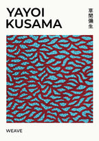 Yayoi Kusama Red Weave Poster