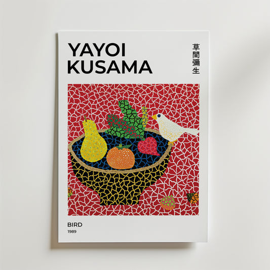 Yayoi Kusama Polka Feast Poster
