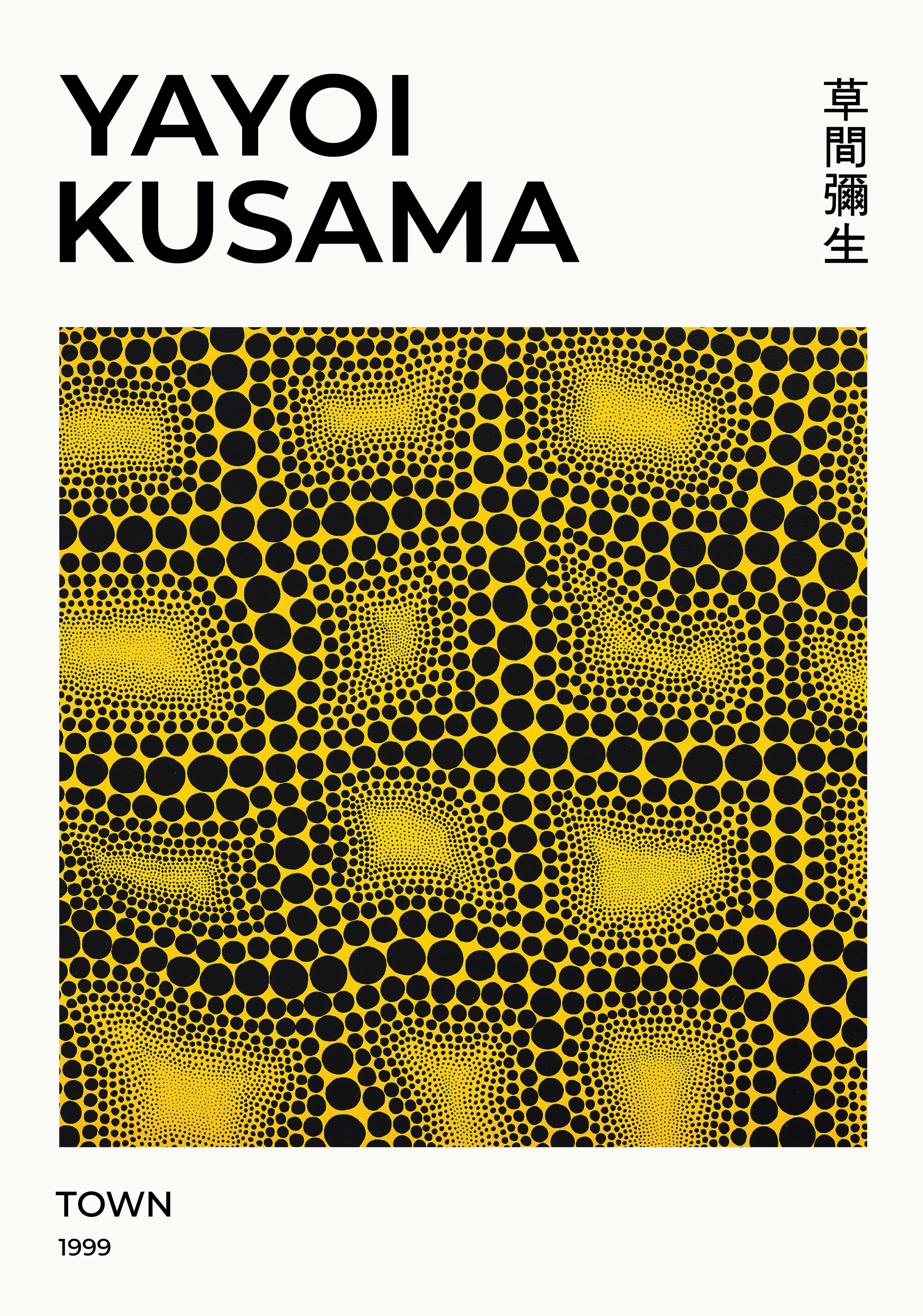 Yayoi Kusama Optical Field Poster