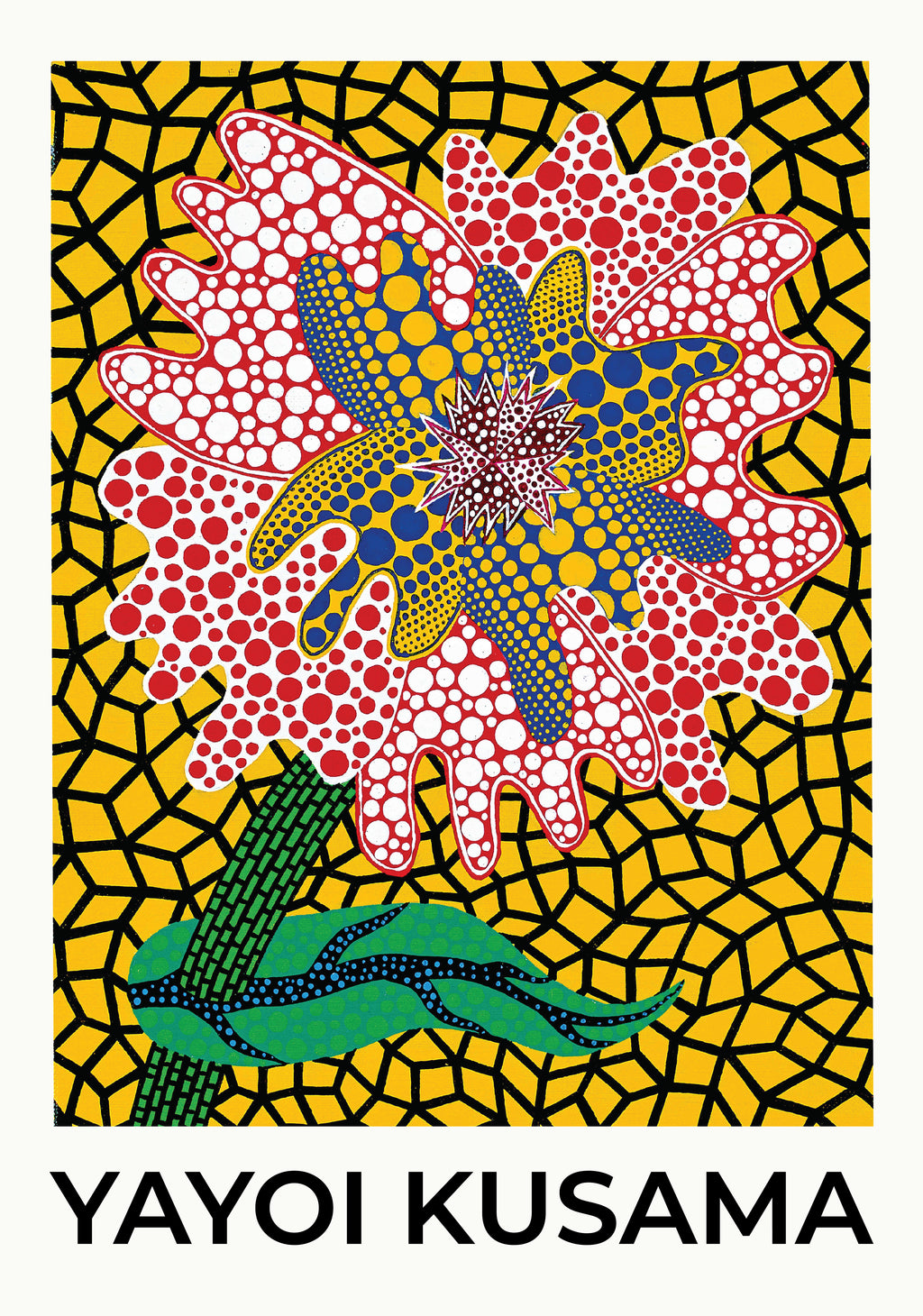 Yayoi Kusama Yellow Garden Poster