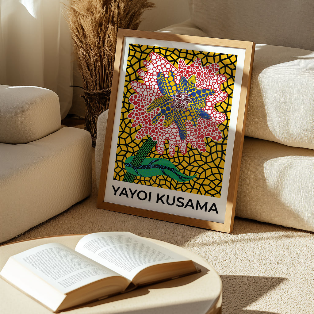 Yayoi Kusama Yellow Garden Poster
