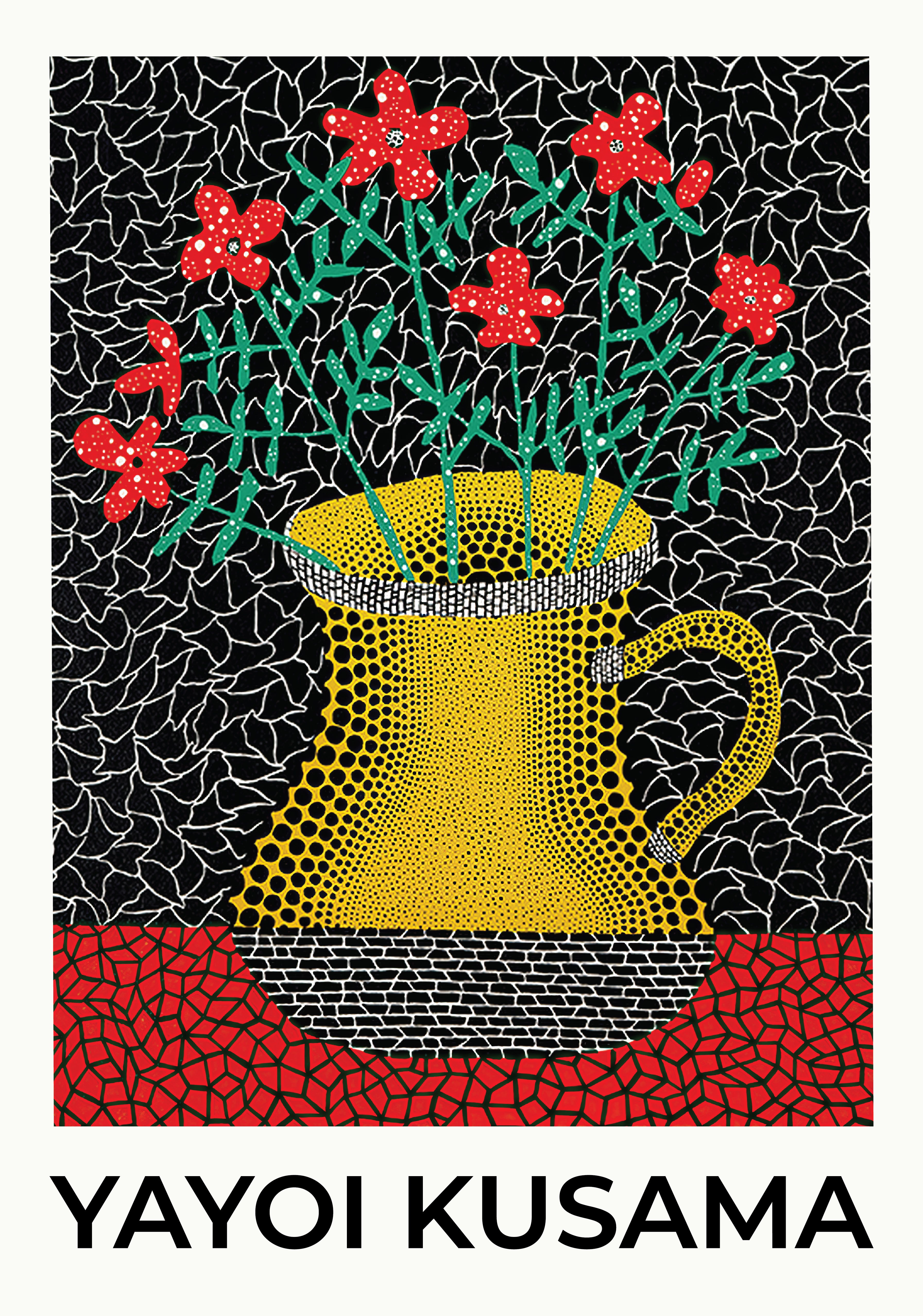 Yayoi Kusama Petal Rhythm Poster