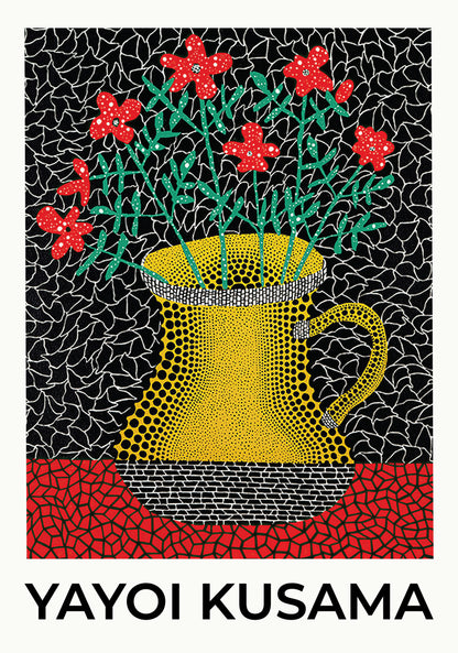 Yayoi Kusama Petal Rhythm Poster