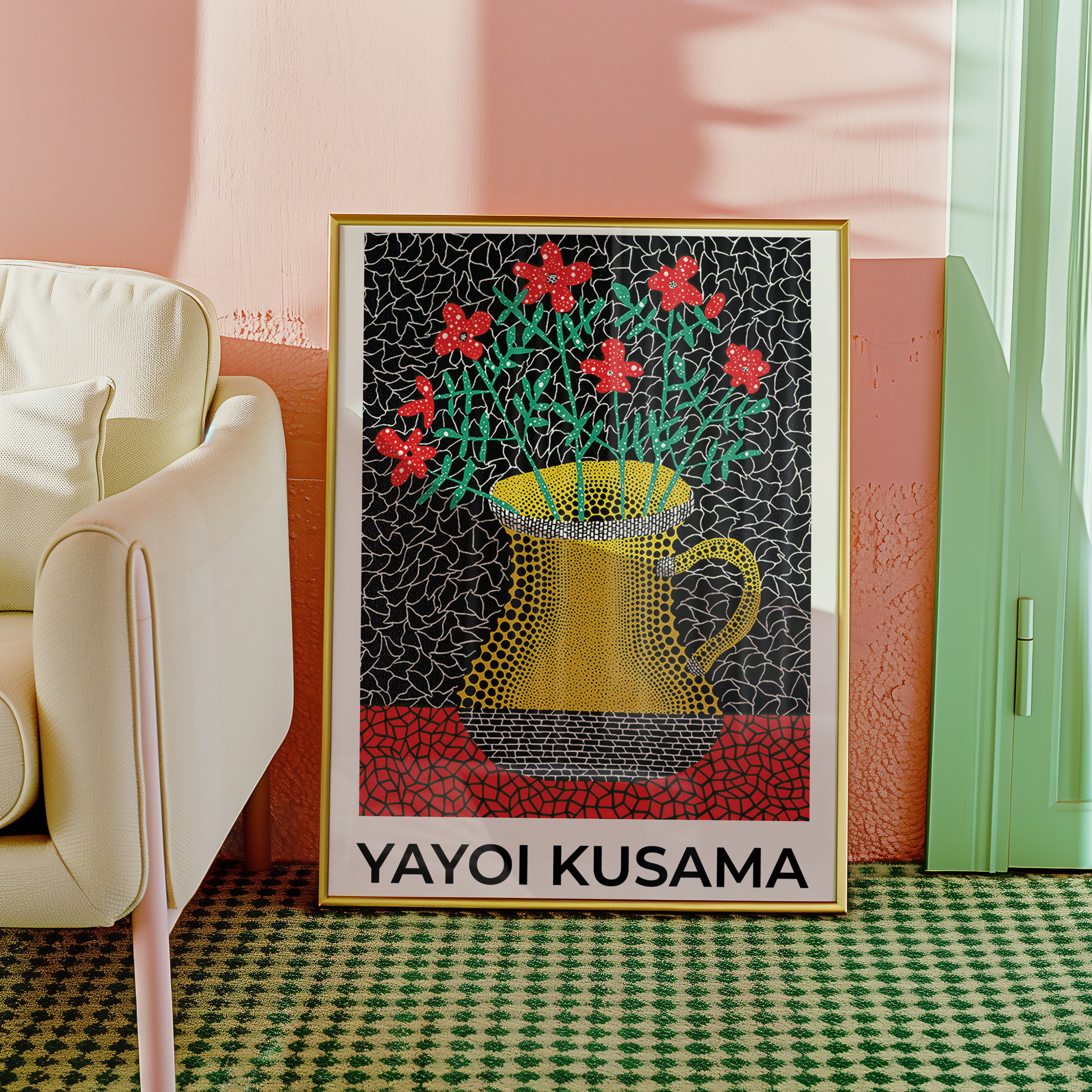 Yayoi Kusama Petal Rhythm Poster
