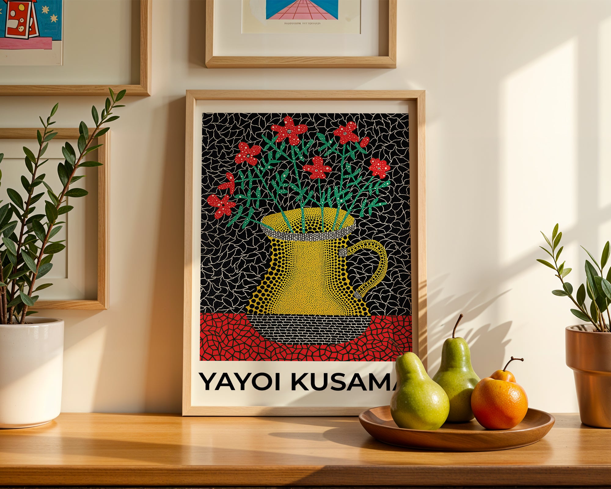 Yayoi Kusama Pattern Botanist Poster