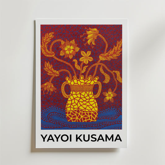 Yayoi Kusama Bloom Mosaic Poster