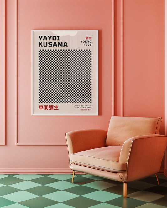 Yayoi Kusama Abstract Dots Poster