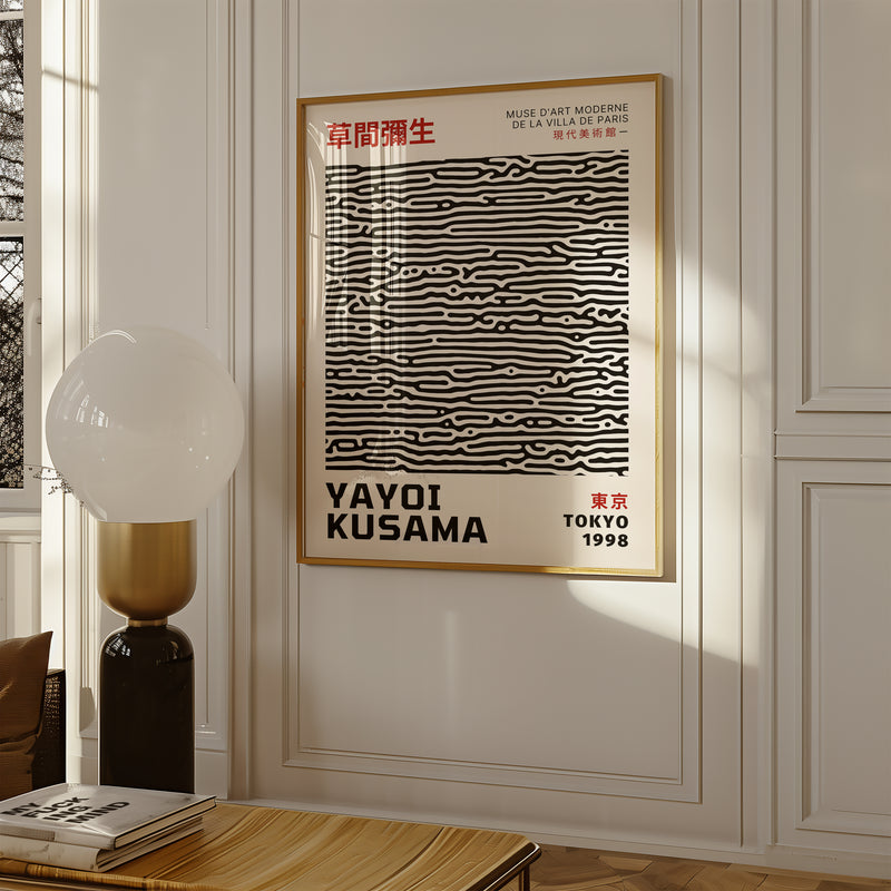 Yayoi Kusama Abstract Poster
