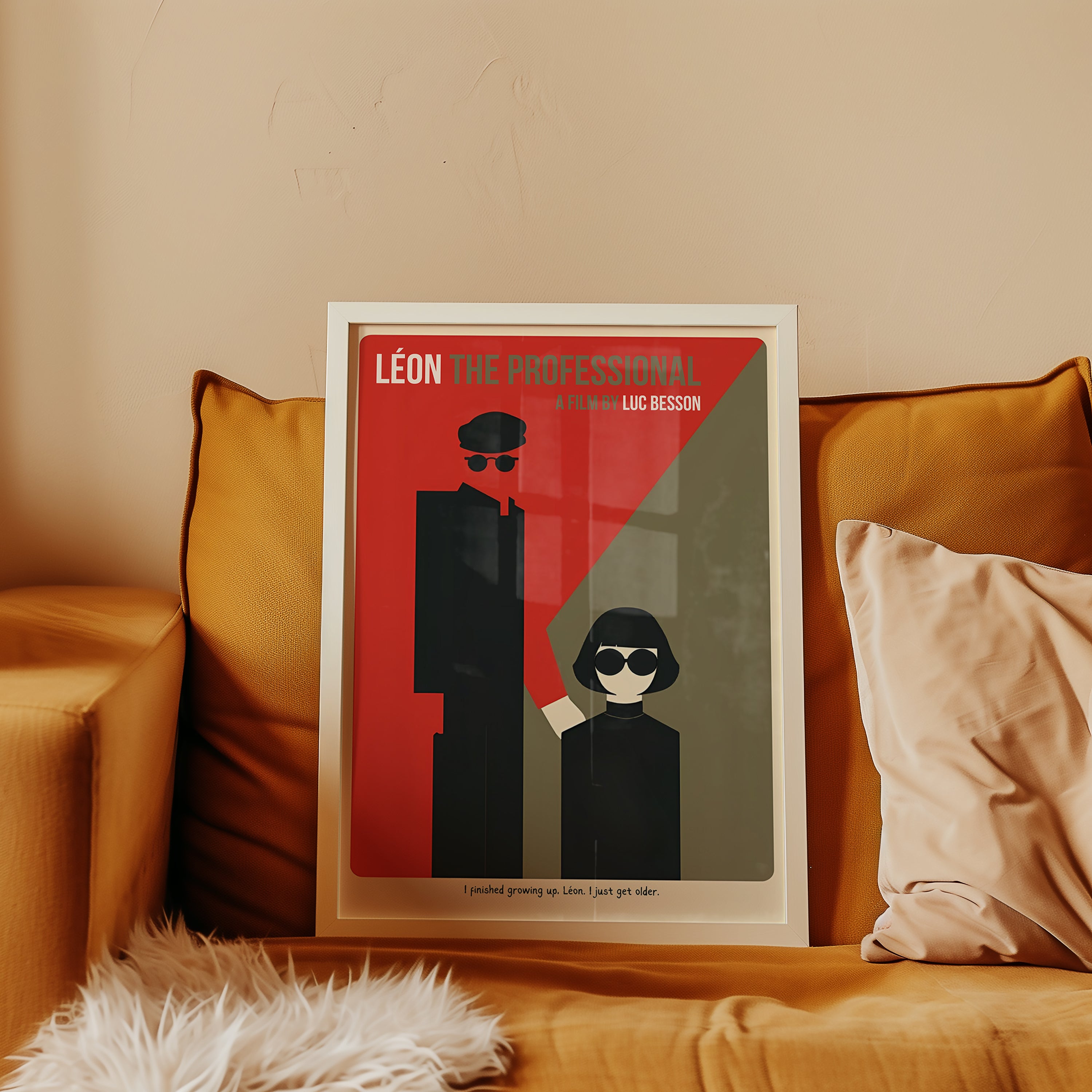 Léon: The Professional Poster – poster väggdekoration inredning – Affischer hos Bozetto