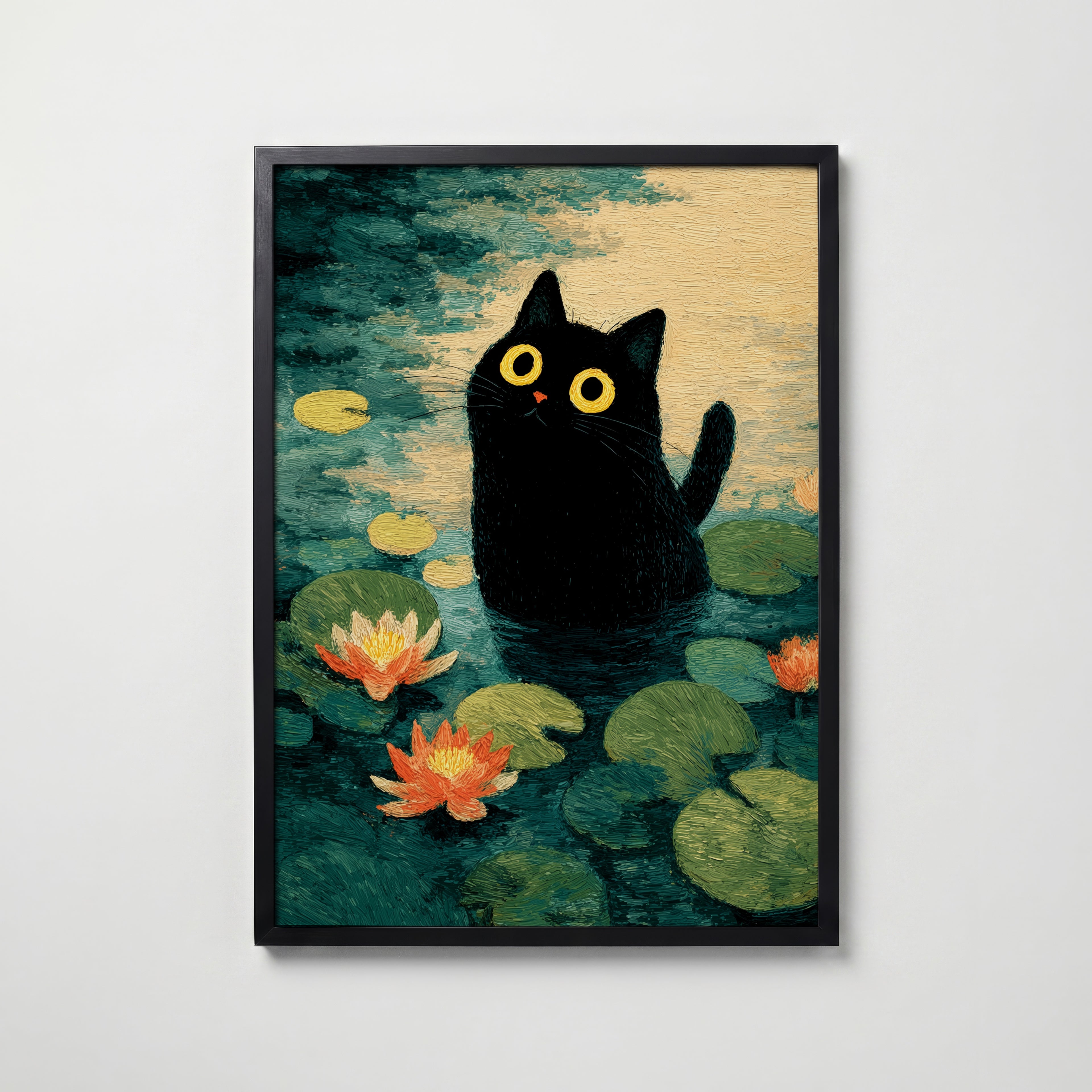 Lily Pond Cat