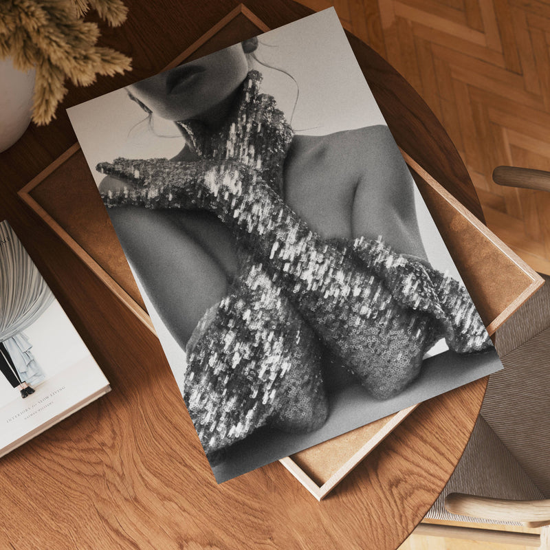 Sequin Elegance Poster