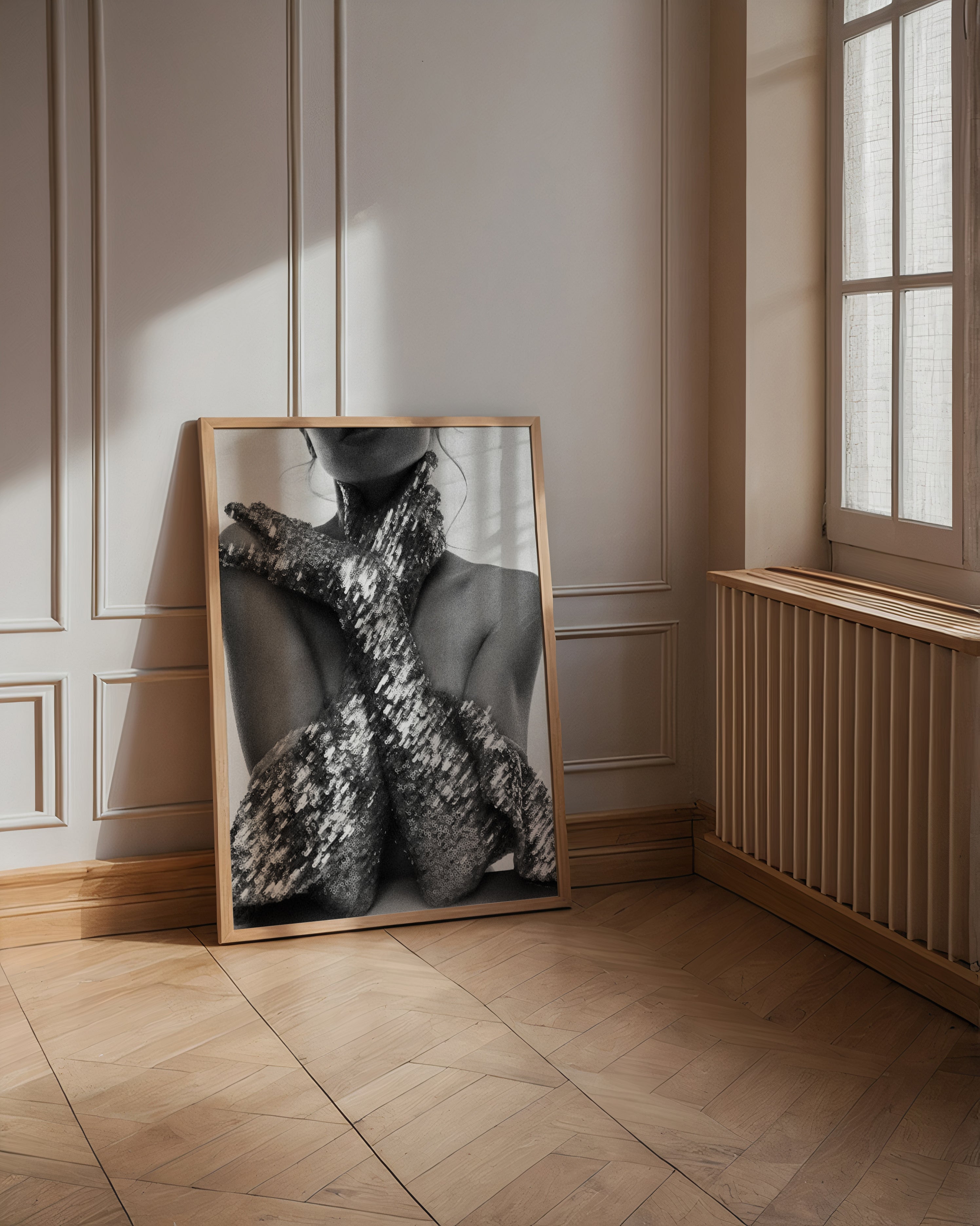 Sequin Elegance Poster