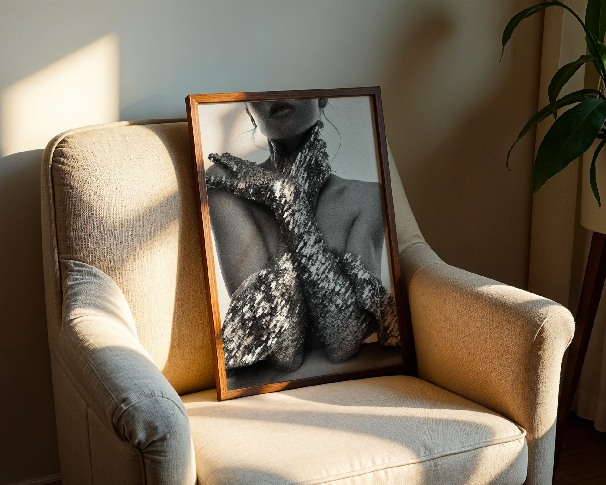 Sequin Elegance Poster