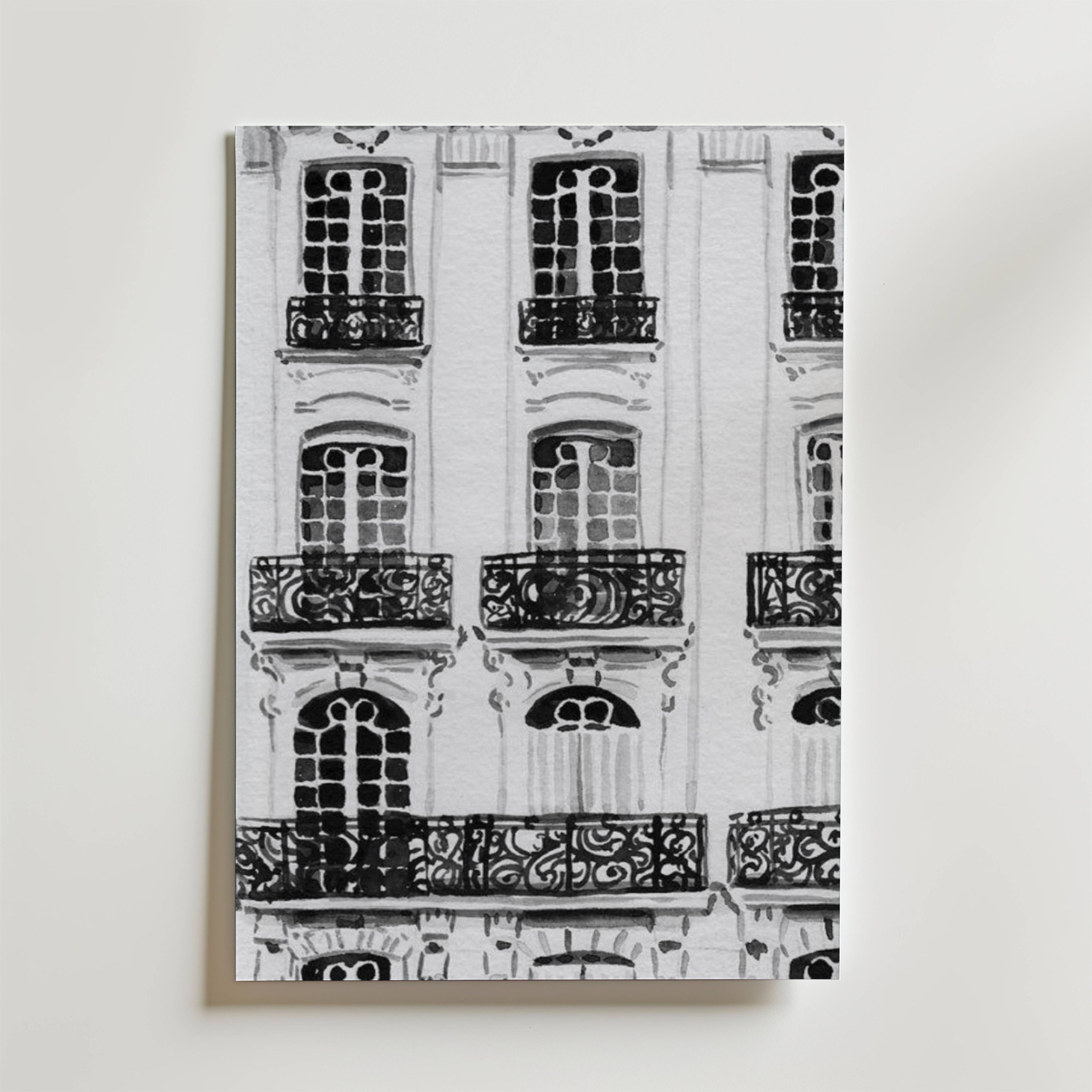 Parisian Balcony Poster