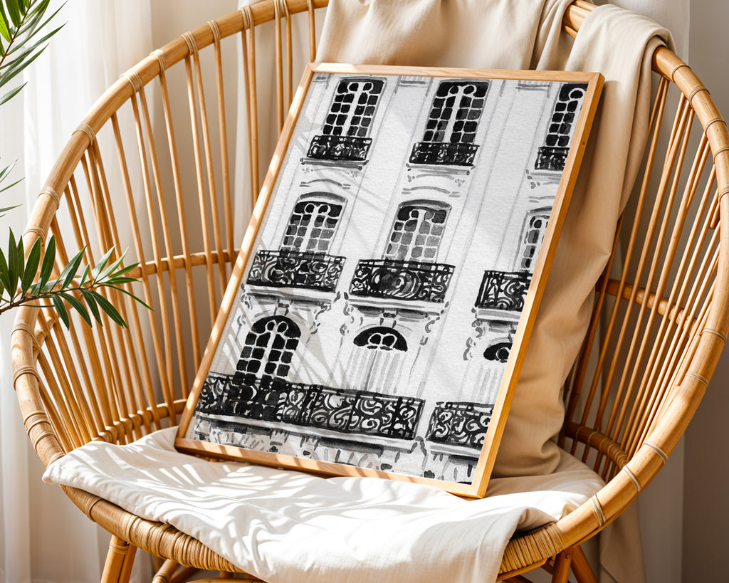 Parisian Balcony Poster