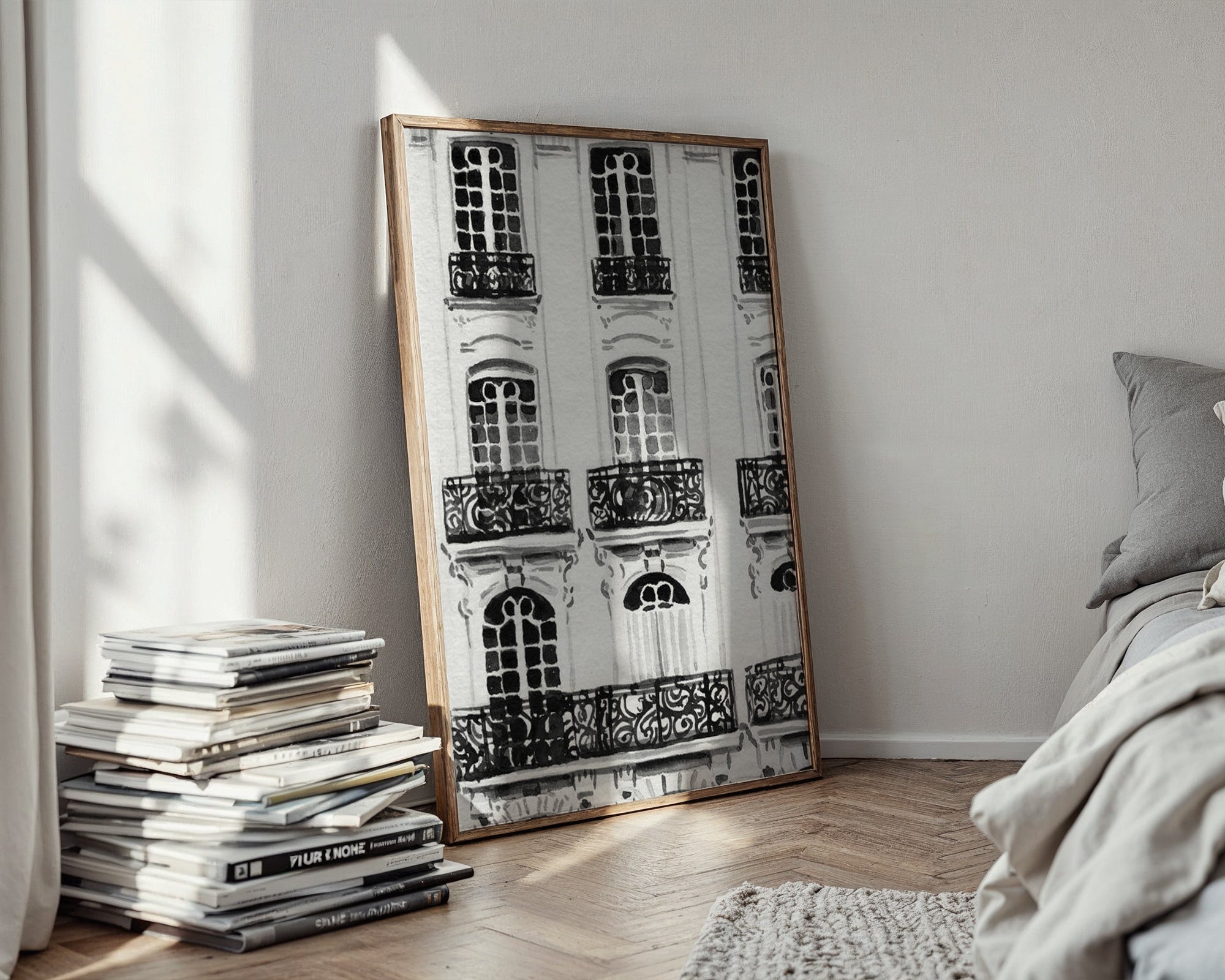 Parisian Balcony Poster