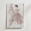 Vintage Dress Sketch Poster