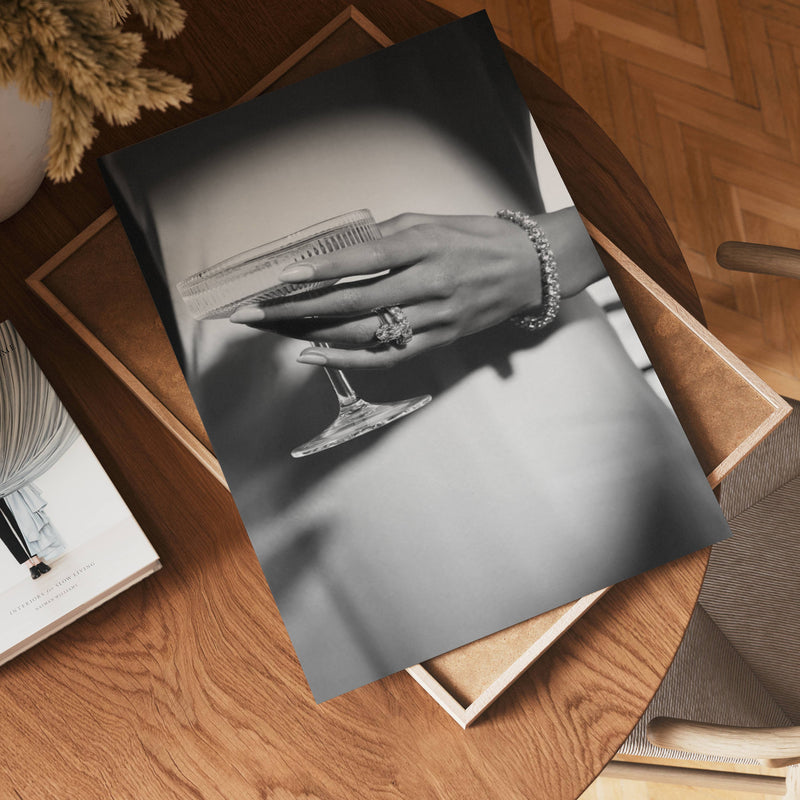 Champagne Elegance Poster