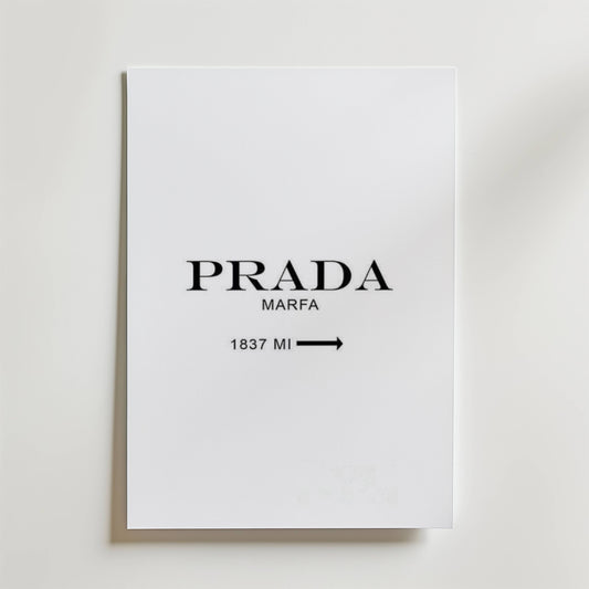 Prada Marfa Poster