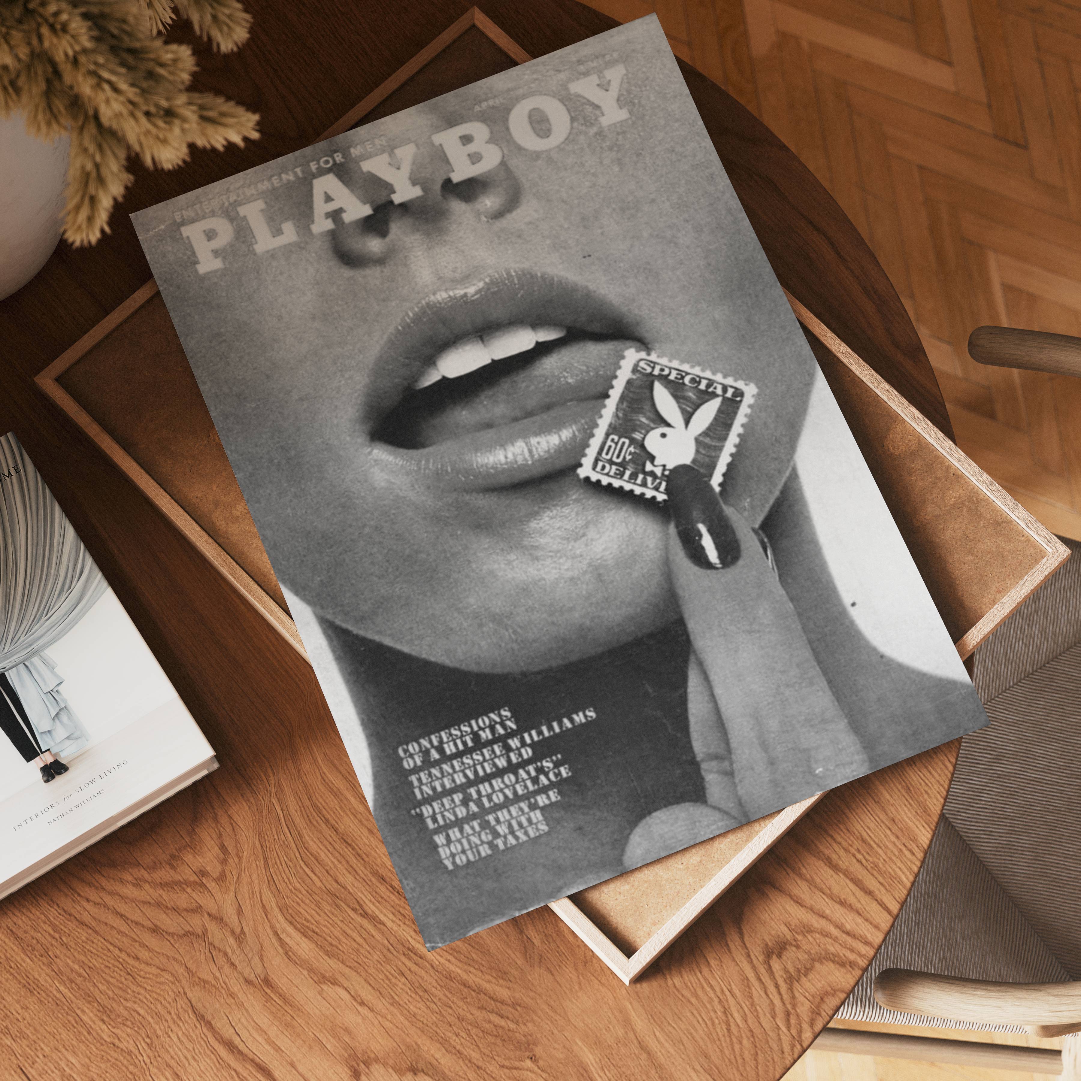 Playboy Lips Poster