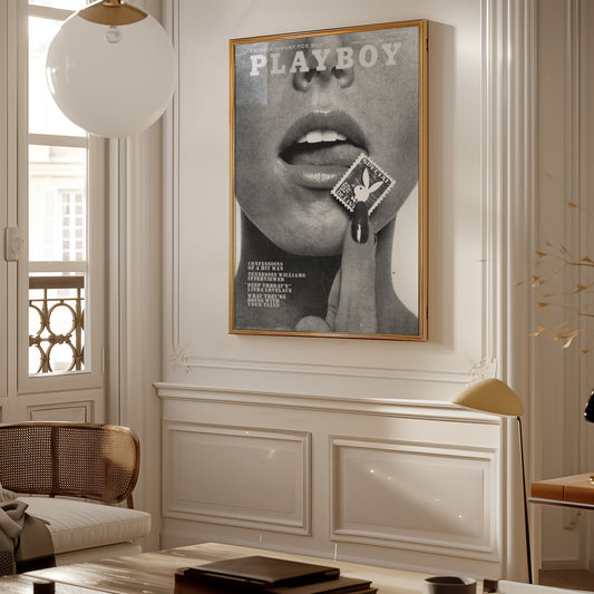 Playboy Lips Poster
